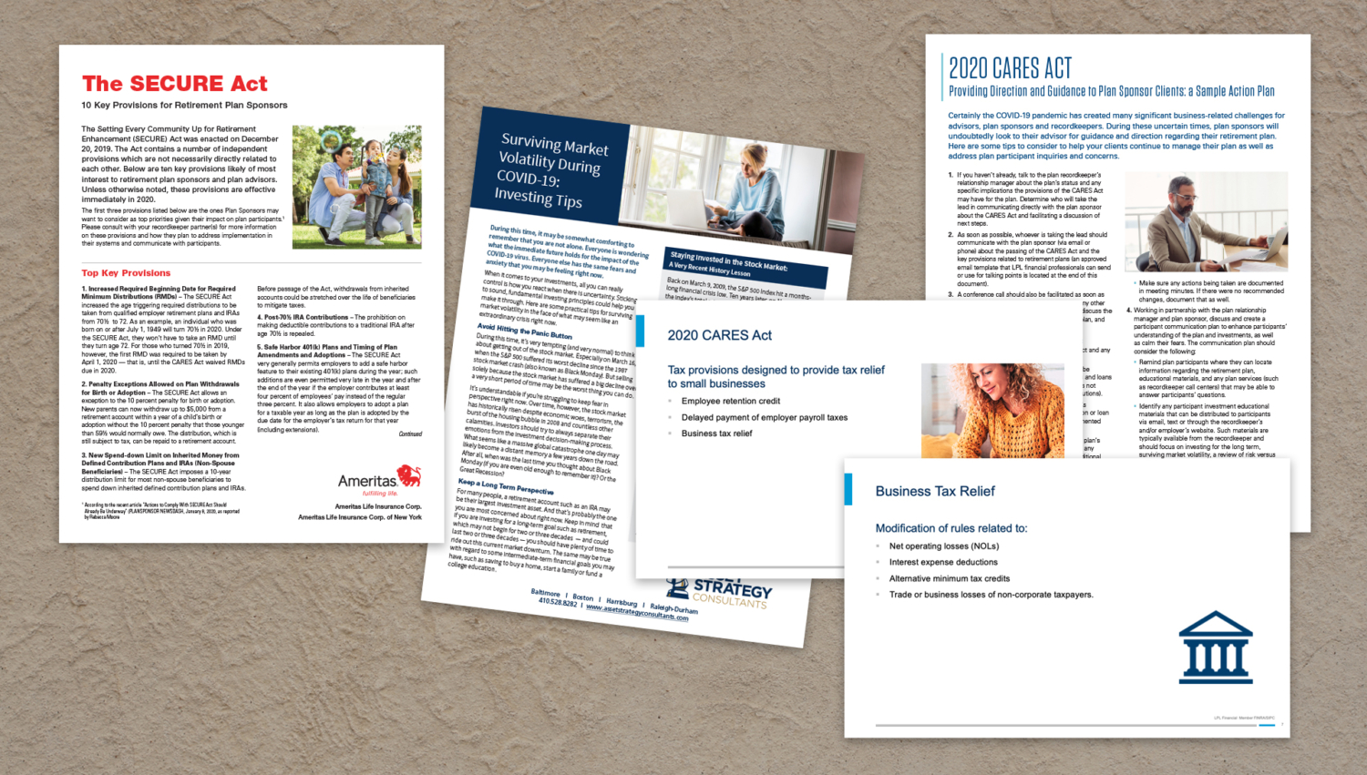 Retirement Communications Materials - View Portfolio Samples - Kmotion